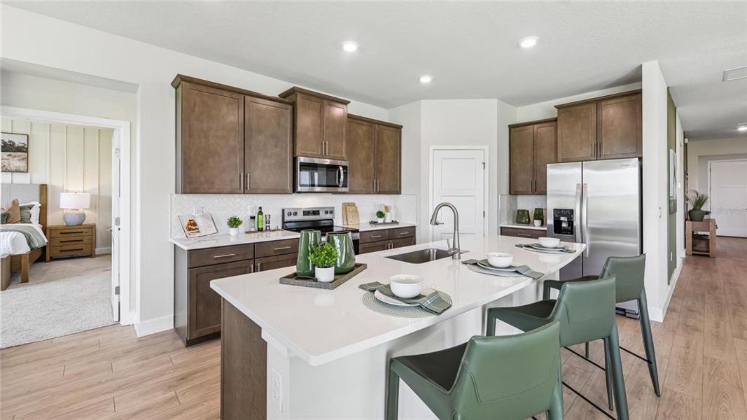 Furnished interior view inside a new home in Buchanan Trails, Newberry (Image 20).