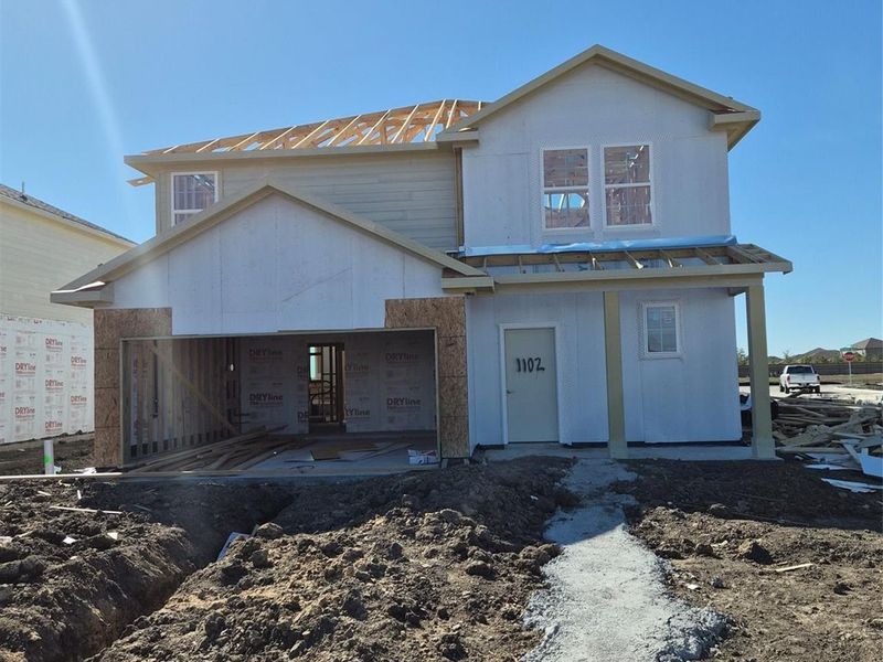 In-progress construction of a new home in Emberly, Beasley, TX (Image 32). In-progress construction of a new home in Emberly, Beasley, TX (Image 32).