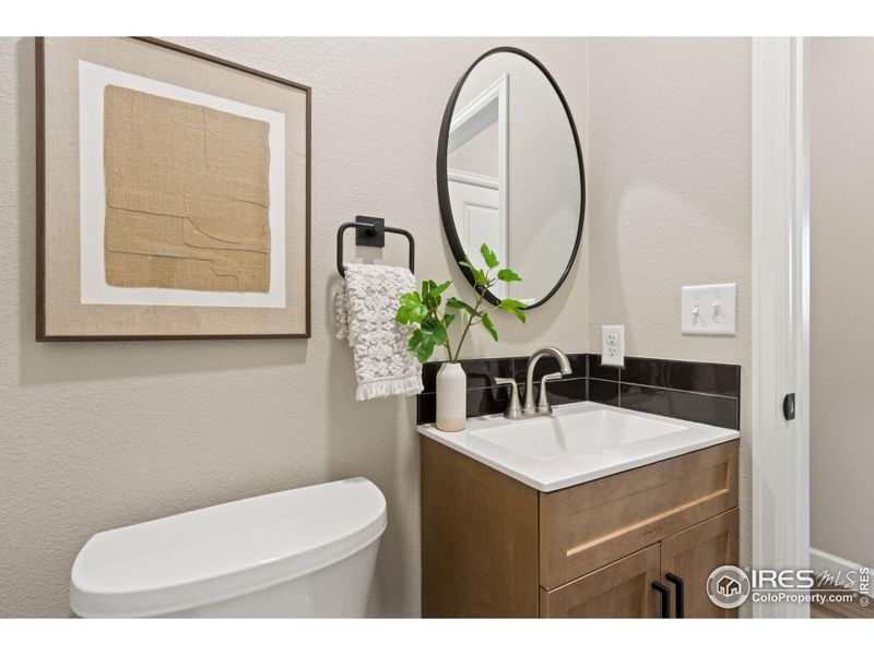 Main floor powder room