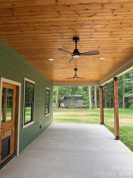 Exterior details and patio area of a home in , Salisbury (Image 15). Exterior details and patio area of a home in , Salisbury (Image 15).