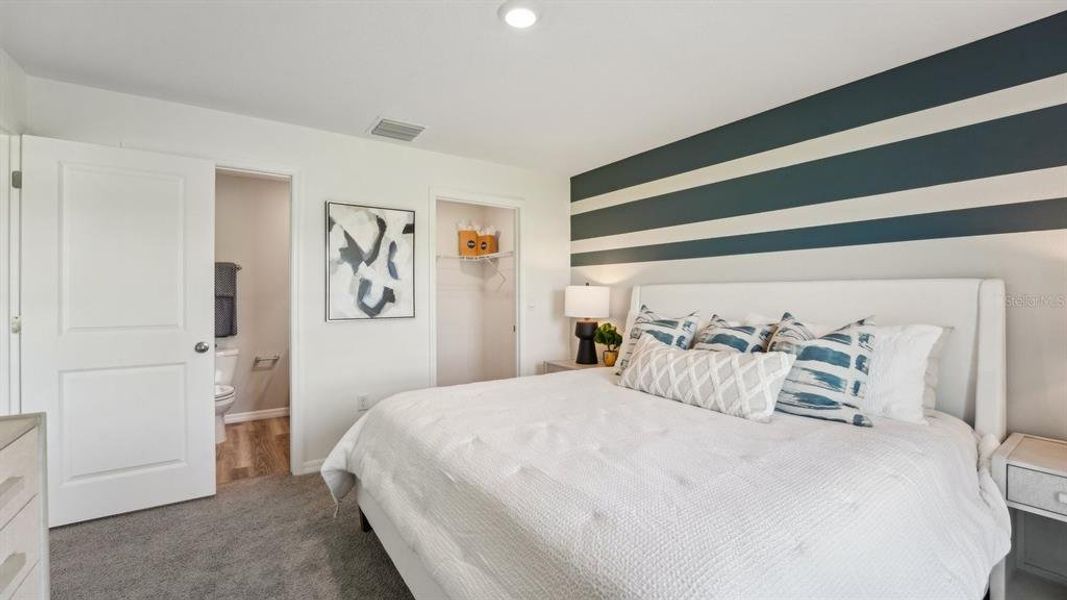 Furnished interior view inside a new home in Fletcher Trace, Alachua (Image 17).