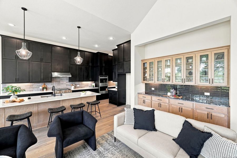 Furnished interior view inside a new home in Shavano Highlands, San Antonio (Image 13).
