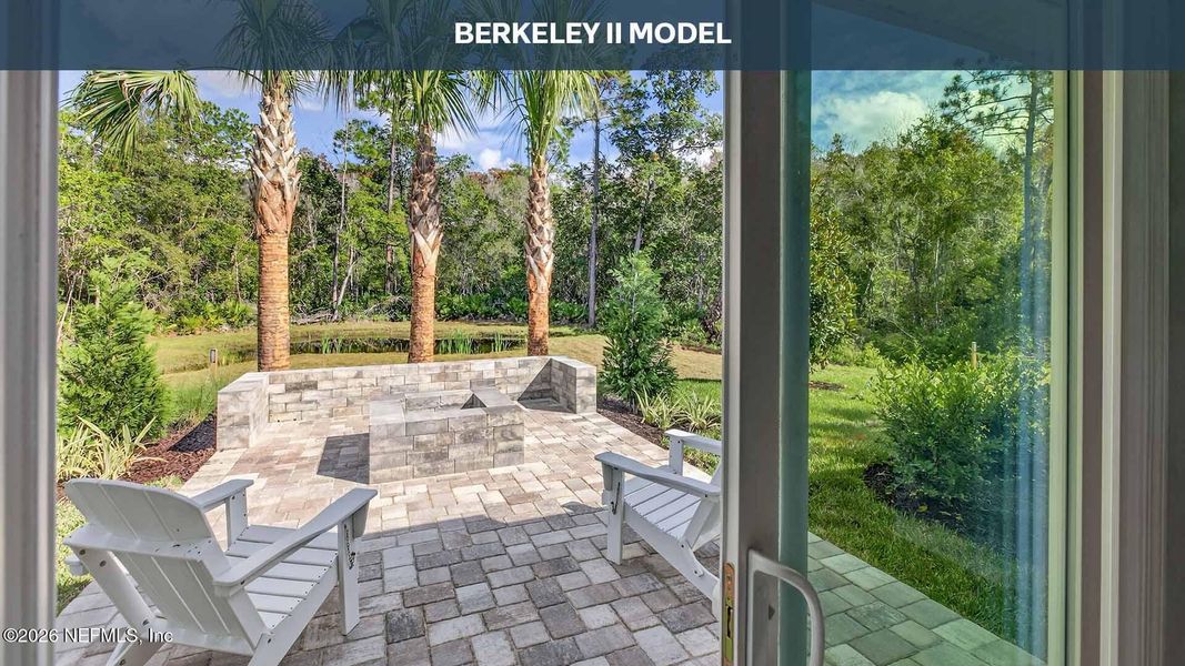 Exterior details and patio area of a home in The Arbors, Jacksonville (Image 3).