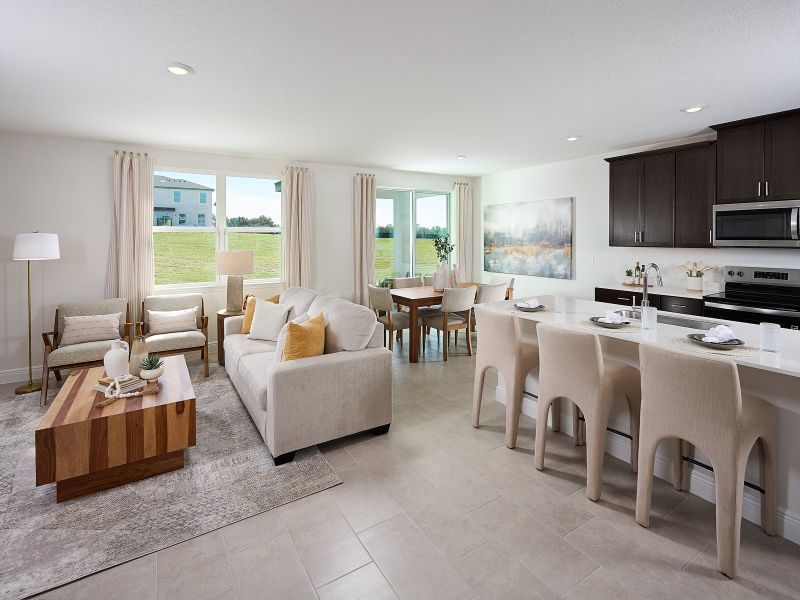 Furnished interior view inside a new home in The Reserve at Hammock Oaks - Signature Series, Lady Lake (Image 7).