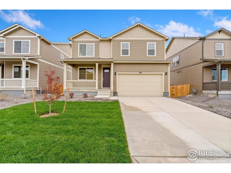 Exterior details and patio area of a home in Westgate, Greeley (Image 1).