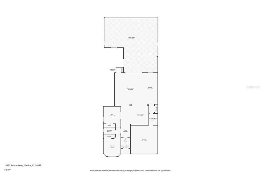 2D floor plan layout of this home in , Venice, FL (Image 5).