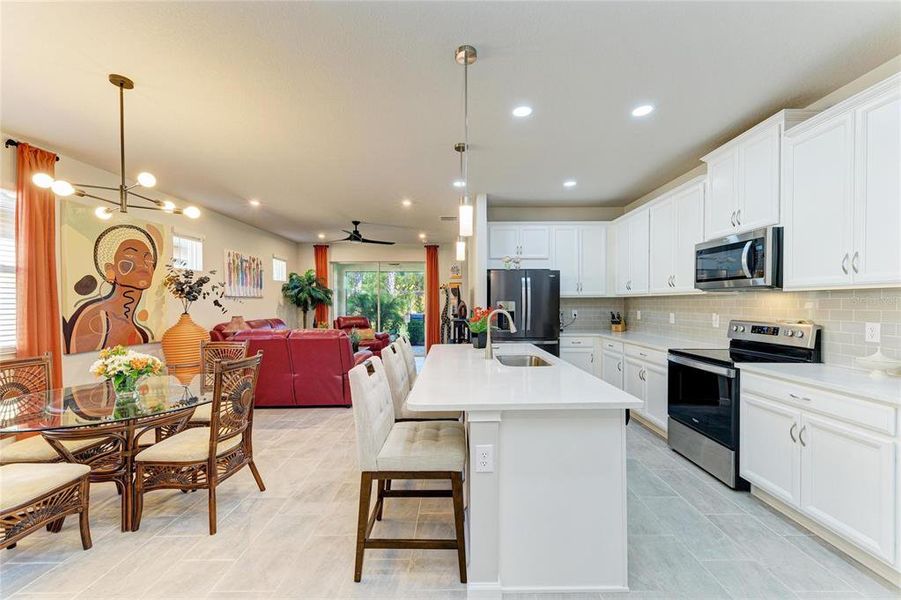 Furnished interior view inside a new home in , Venice (Image 5). Furnished interior view inside a new home in , Venice (Image 5).