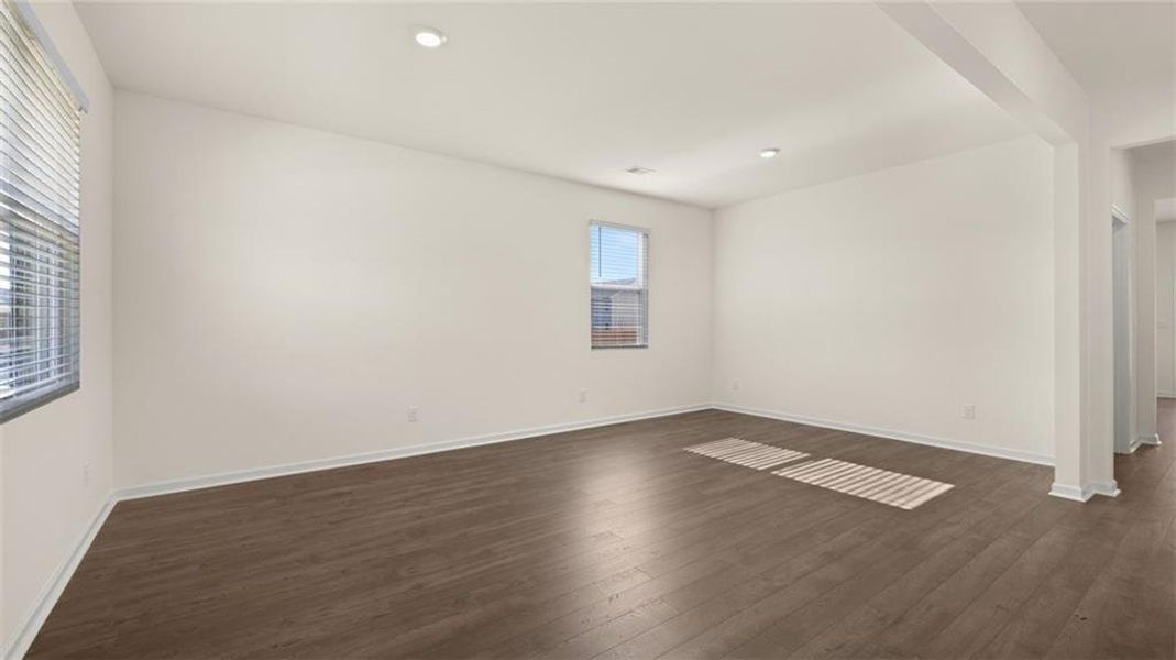 Spacious, unfurnished interior of a new home in The Reserve at Calcutta, Stockbridge (Image 12). Spacious, unfurnished interior of a new home in The Reserve at Calcutta, Stockbridge (Image 12).