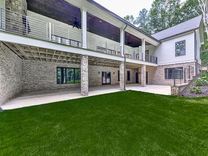 Exterior details and patio area of a home in , Ball Ground (Image 39).