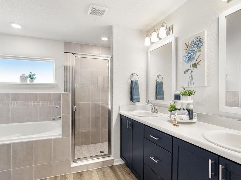 Your suite is complete with a spa-like en-suite bath - Parker II by Highland Homes