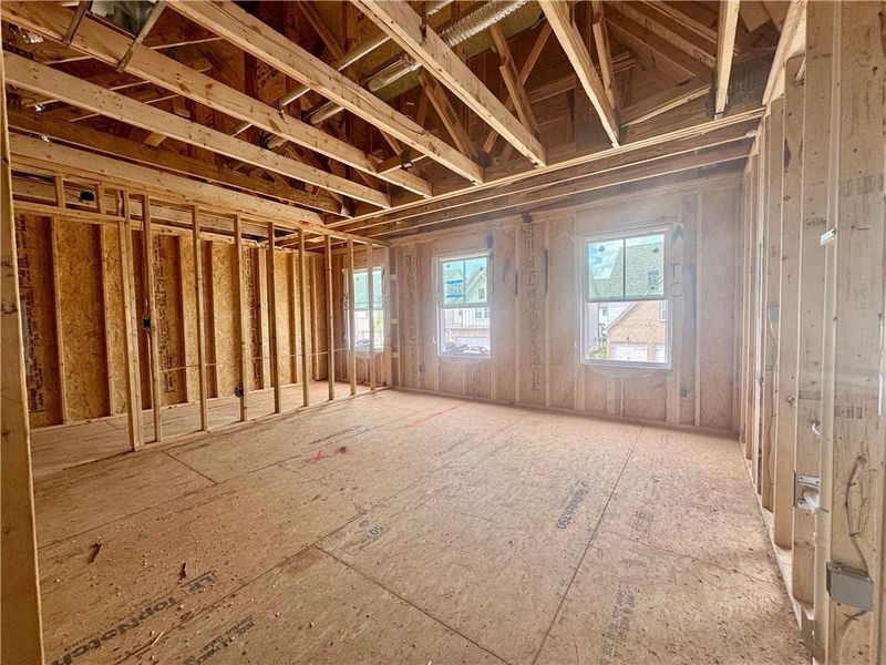 In-progress construction of a new home in Eastlyn Crossing, Flowery Branch, GA (Image 14). In-progress construction of a new home in Eastlyn Crossing, Flowery Branch, GA (Image 14).