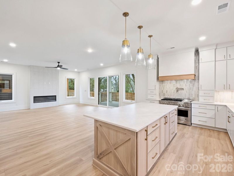 Furnished interior view inside a new home in , Charlotte (Image 6).