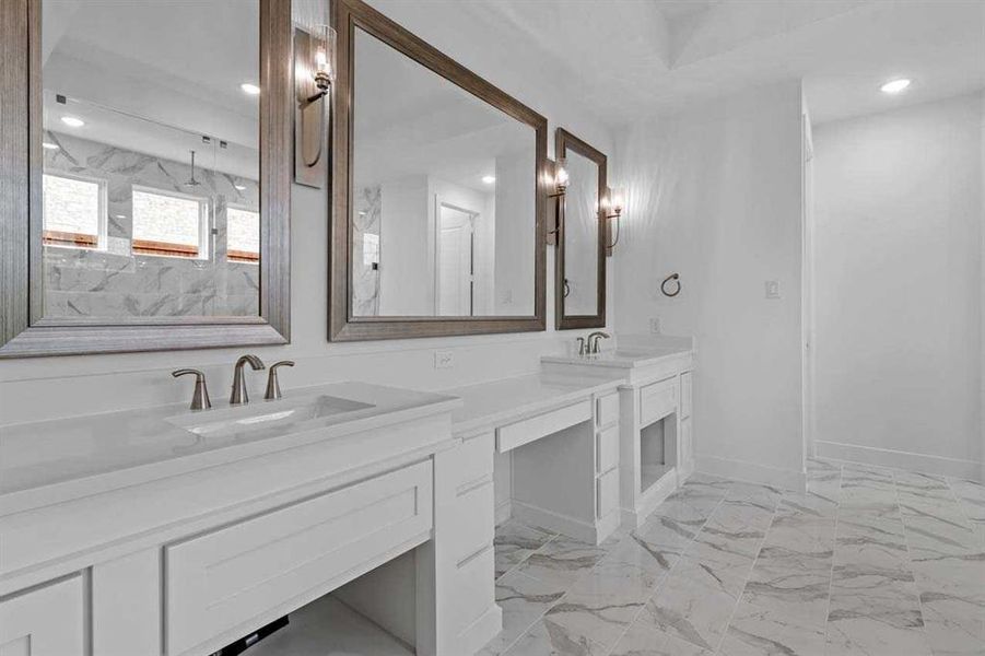 Furnished interior view inside a new home in Saddle Star Estates, Rockwall (Image 7).