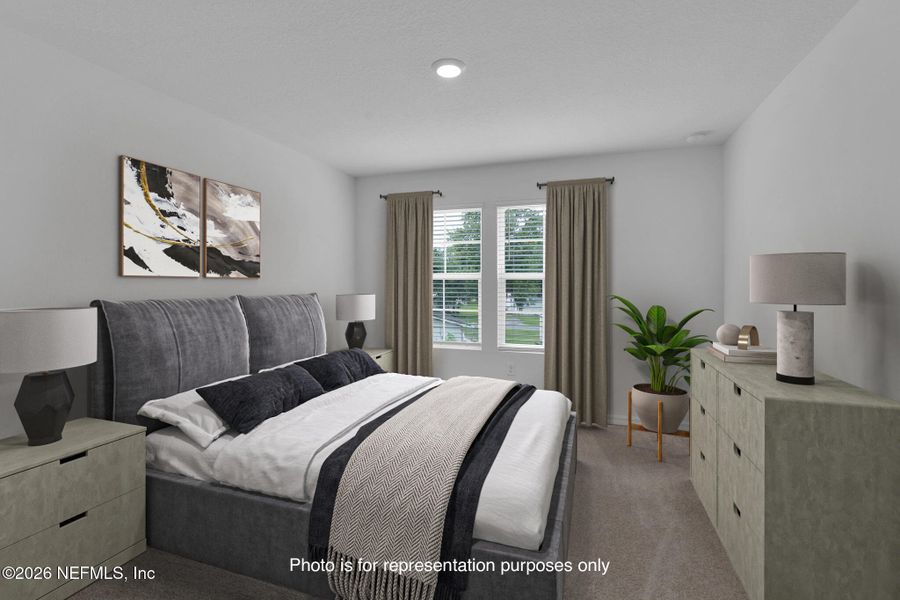 Furnished interior view inside a new home in , Jacksonville (Image 5).