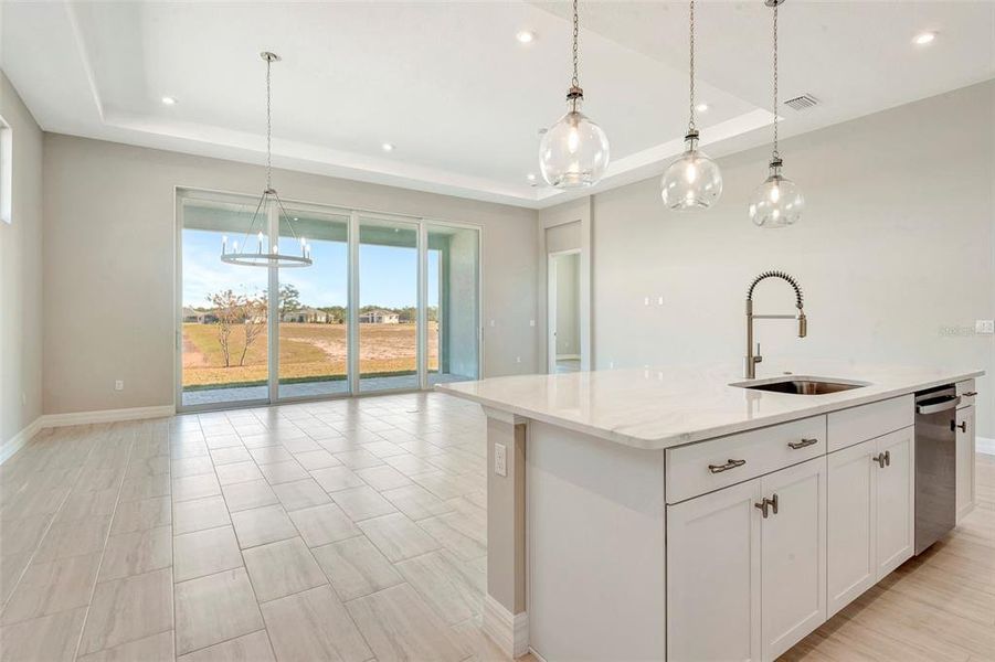 Furnished interior view inside a new home in The Reserve at Victoria, Deland (Image 10).