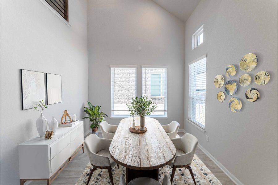 Furnished interior view inside a new home in Arcadia Ridge, San Antonio (Image 3).