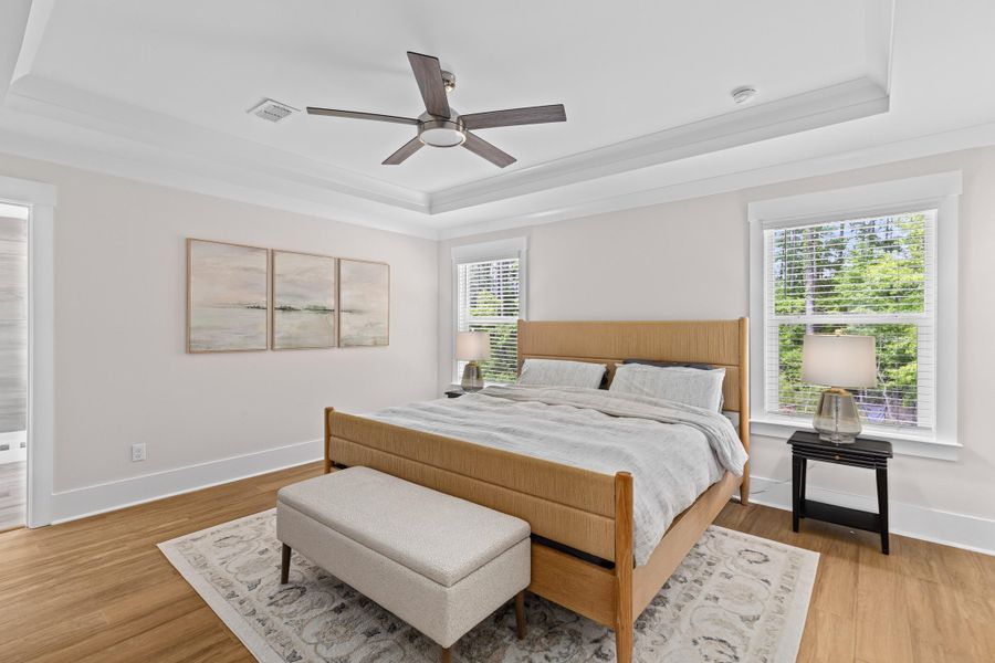 Furnished interior view inside a new home in , Johns Island (Image 35).