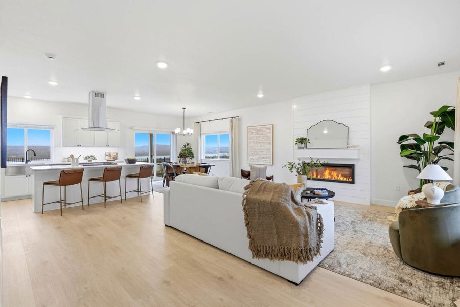 Furnished interior view inside a new home in Upland Meadows, Hermiston (Image 12).