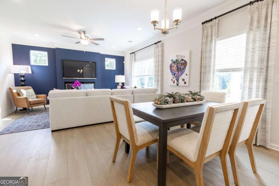 Furnished interior view inside a new home in Trellis Park, Hampton (Image 9).