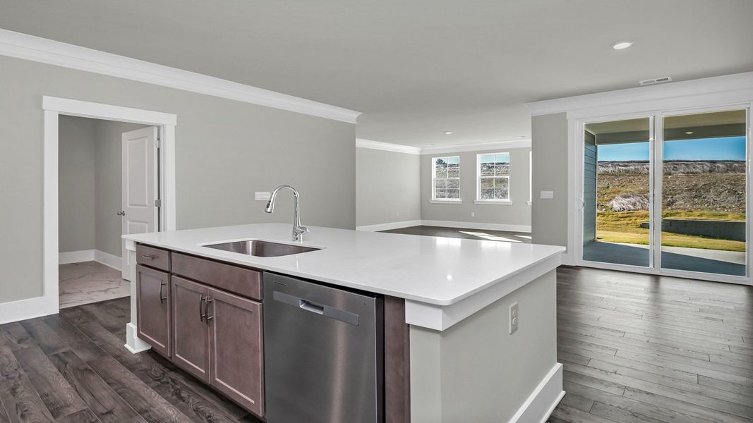 Furnished interior view inside a new home in Livingston Woods, Irmo (Image 11).