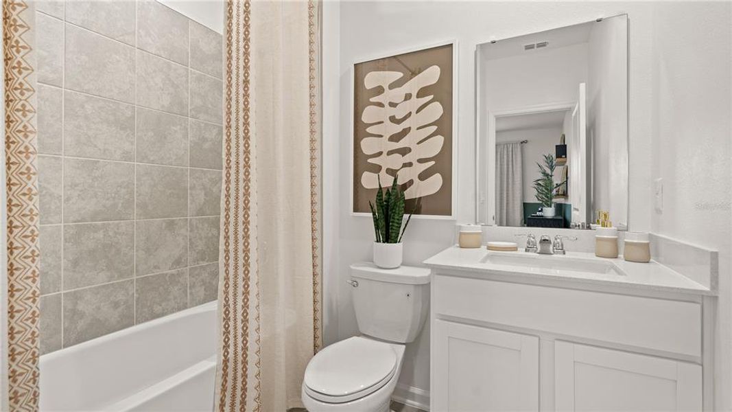 Furnished interior view inside a new home in , Clermont (Image 6). Furnished interior view inside a new home in , Clermont (Image 6).