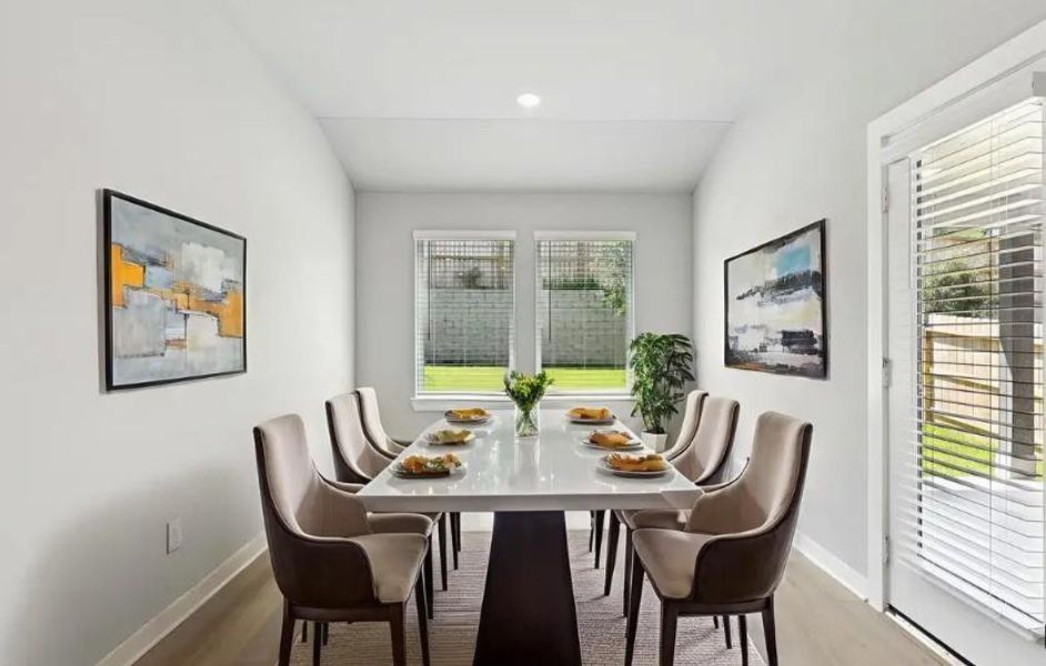 Photo is not of the actual home, but is an inspirational photo of builder’s model home and may depict options, furnishings, and/or decorator features that are not included