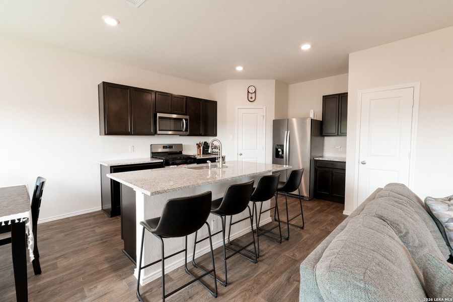Furnished interior view inside a new home in Redbird Ranch, San Antonio (Image 9).