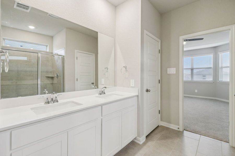 Furnished interior view inside a new home in Legendary Trails - Premier Series, Cibolo (Image 7).