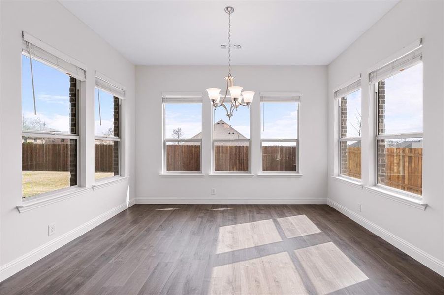 Dedicated dining area