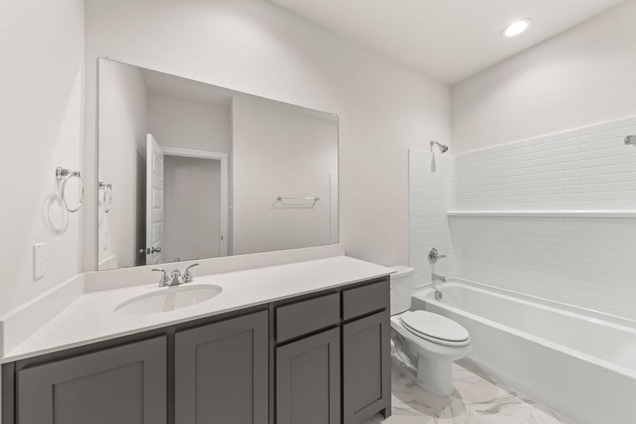 Front exterior of a new home in Northspur, Terrell, TX, highlighting curb appeal (Image 22). Front exterior of a new home in Northspur, Terrell, TX, highlighting curb appeal (Image 22).