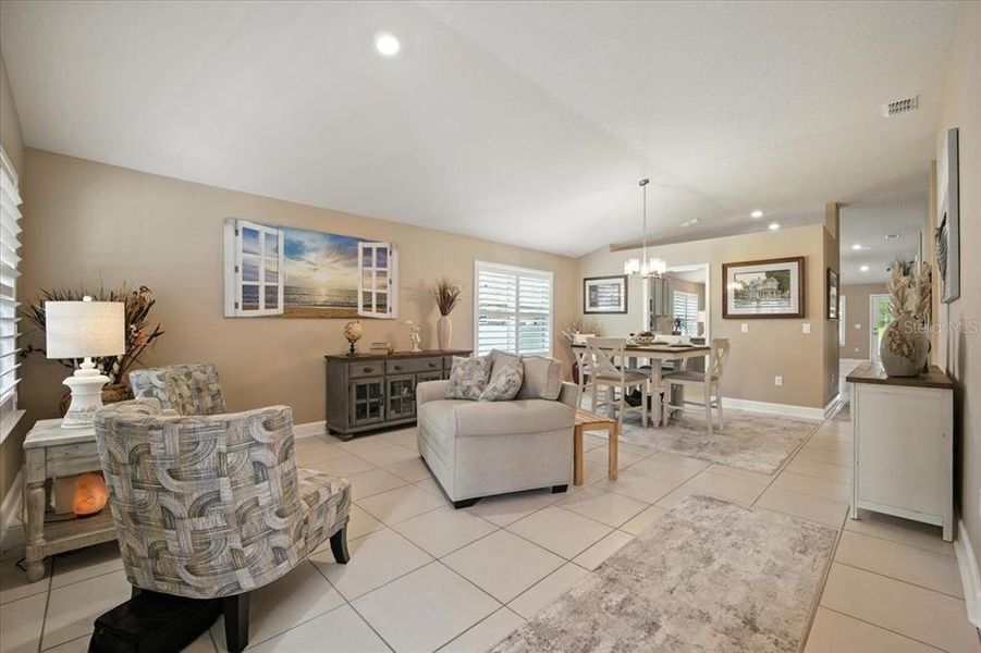 Furnished interior view inside a new home in Sawmill Creek at Palm Coast Park, Palm Coast (Image 12).