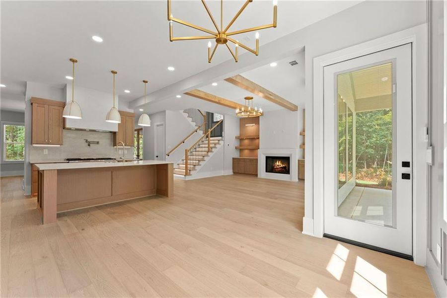 Furnished interior view inside a new home in , Cumming (Image 9).