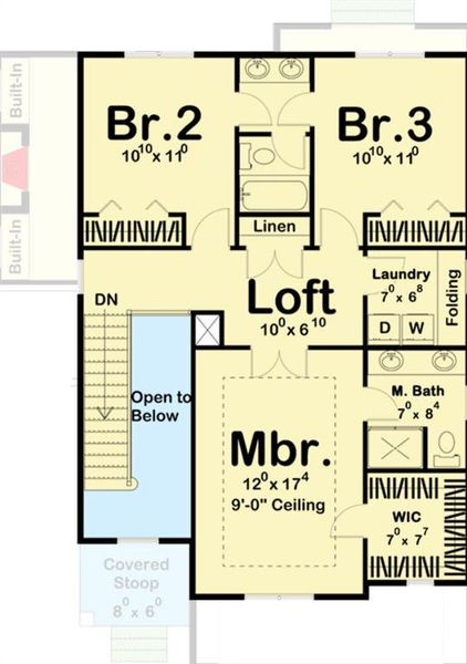 2D floor plan layout of this home in , Douglasville, GA (Image 4).