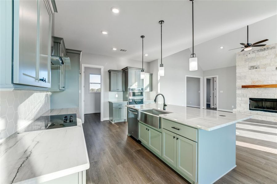 Furnished interior view inside a new home in , Columbus (Image 5). Furnished interior view inside a new home in , Columbus (Image 5).