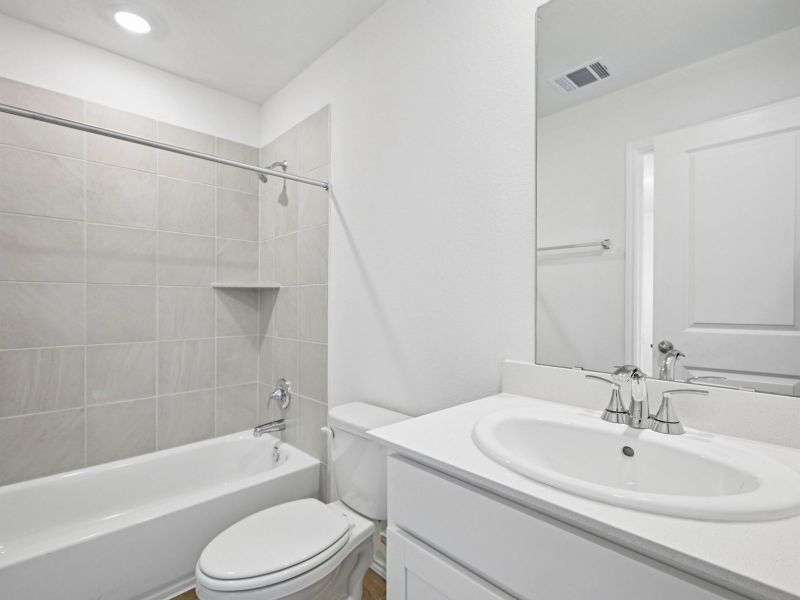 Furnished interior view inside a new home in Waterstone Village, Kyle (Image 5).