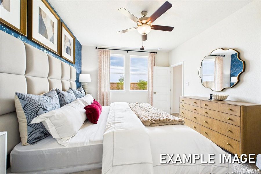 Furnished interior view inside a new home in Agave, San Antonio (Image 32).