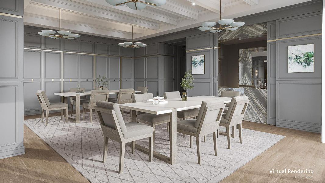 Dining Room Bar Rendering