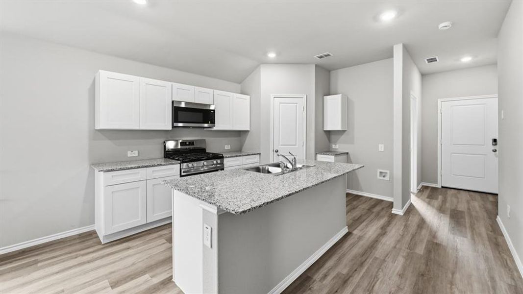 Furnished interior view inside a new home in Hickory Grove, Krum (Image 6).