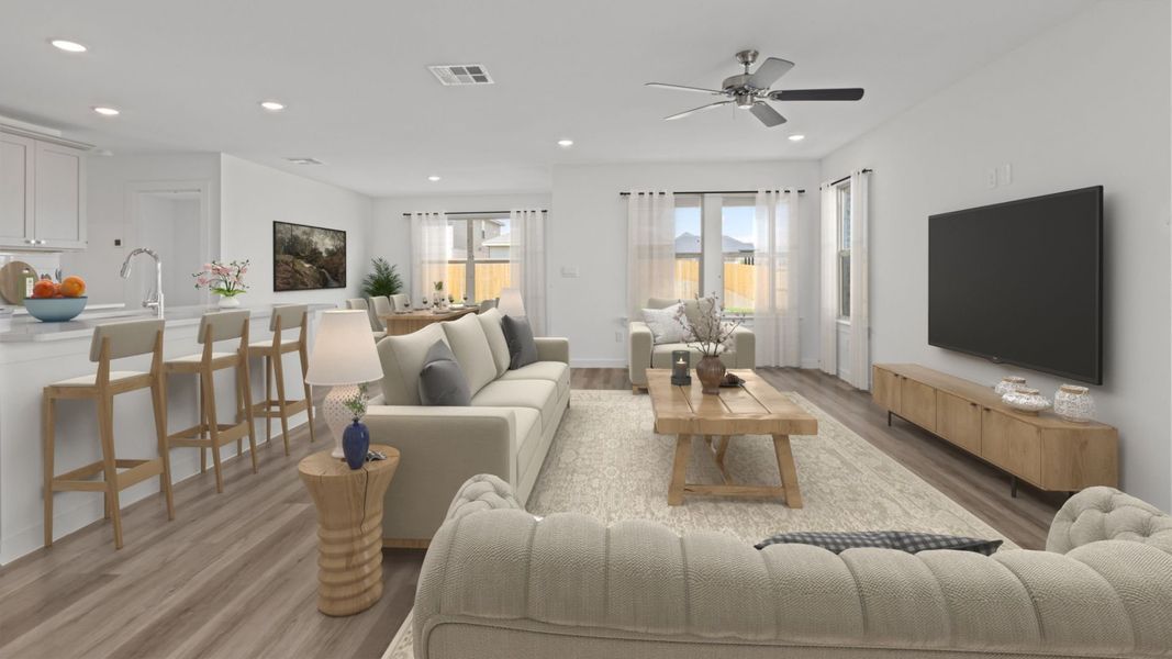 Representative furnished interior of a home built from the The Nolan by D.R. Horton in Overlook West, Wolfforth (Image 4). Representative furnished interior of a home built from the The Nolan by D.R. Horton in Overlook West, Wolfforth (Image 4).