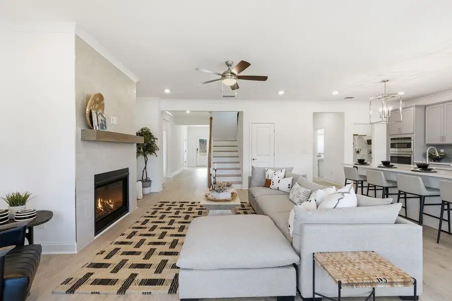 Furnished interior view inside a new home in Auburn Glen, Dacula (Image 10).