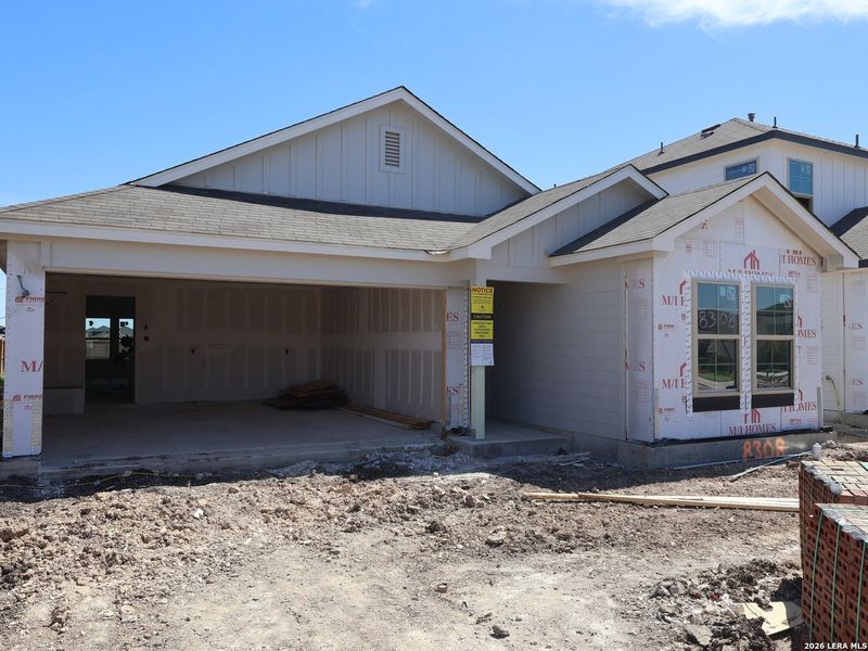 In-progress construction of a new home in Agave, San Antonio, TX (Image 25).
