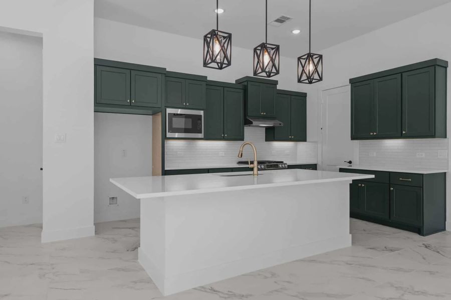 Representative furnished interior of a home built from the Mickelson by Chesmar Homes in Riceland Alley Loads, Mont Belvieu (Image 15).