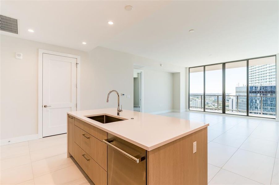 Furnished interior view inside a new home in , St. Petersburg (Image 10).