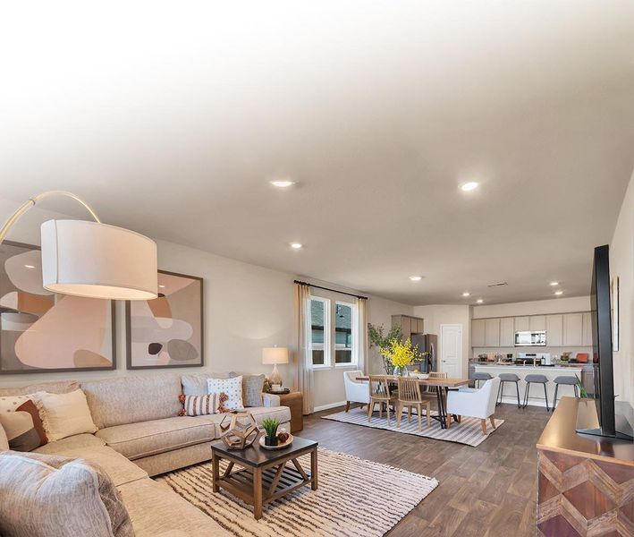 Furnished interior view inside a new home in Talavera, Kyle (Image 4).