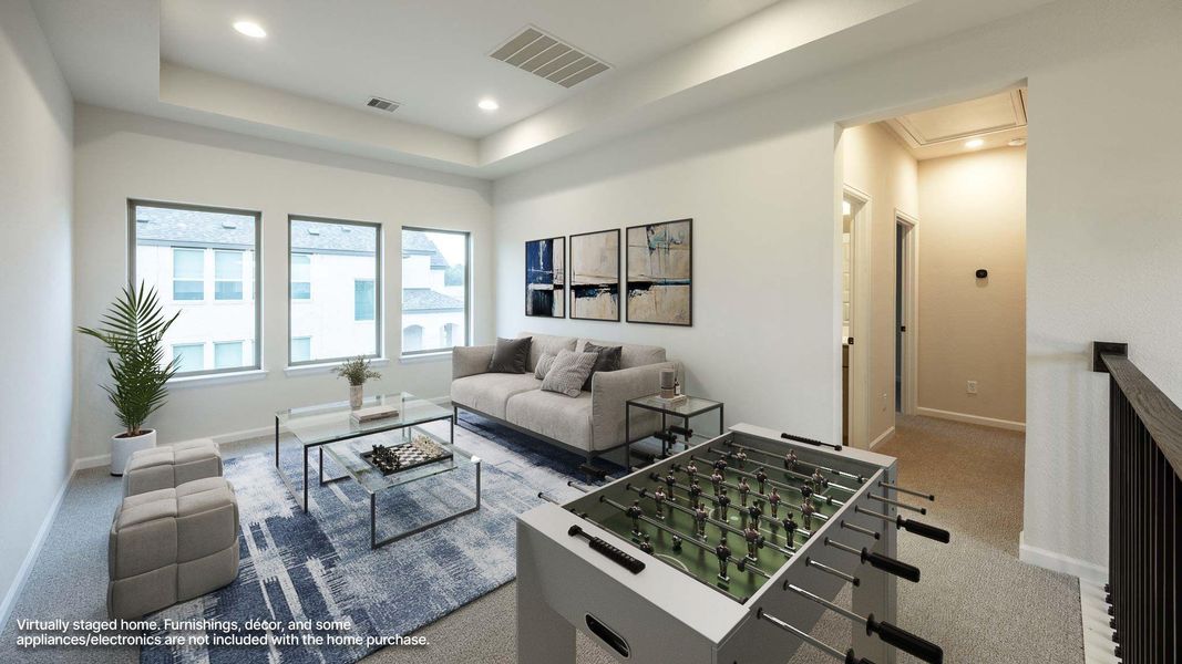 Furnished interior view inside a new home in Santa Rita Ranch - Tierra Rosa, Liberty Hill (Image 7).