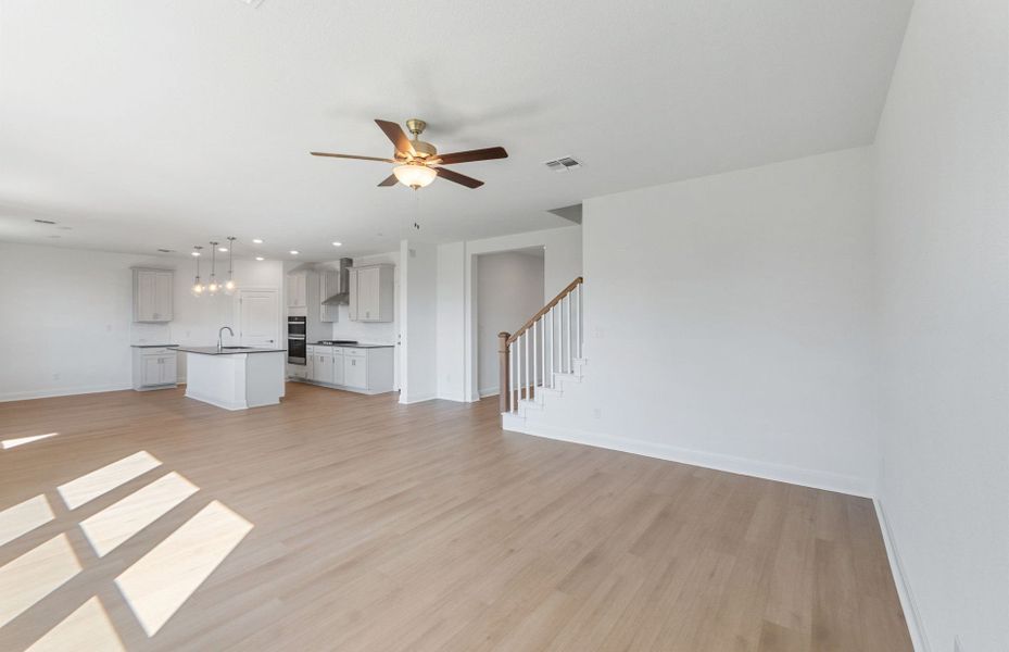Spacious, unfurnished interior of a new home in Saddleback at Santa Rita Ranch, Liberty Hill (Image 28). Spacious, unfurnished interior of a new home in Saddleback at Santa Rita Ranch, Liberty Hill (Image 28).