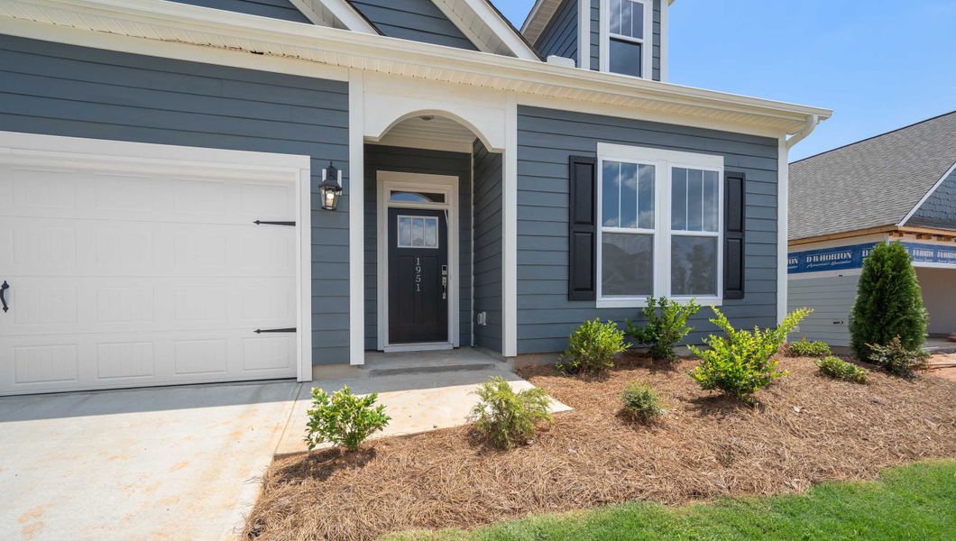 Front exterior of a new home in The Villas at Pine Valley, Boiling Springs, SC, highlighting curb appeal (Image 2).