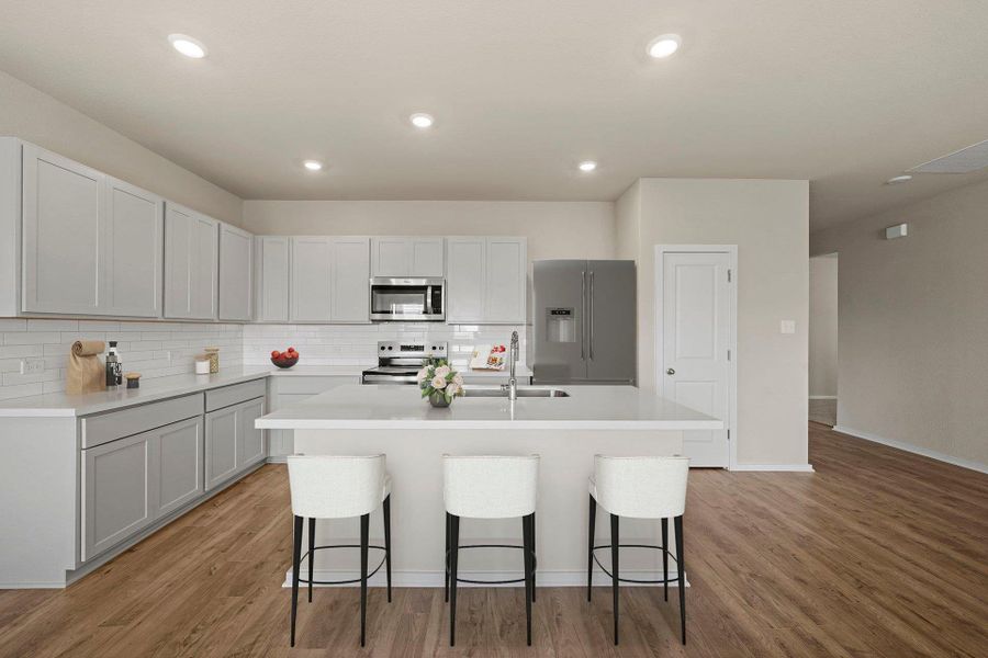 Light & Bright Kitchen - Virtually Staged