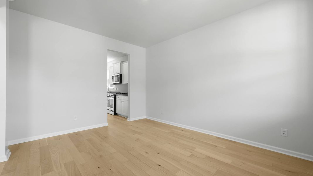 Representative unfurnished interior of a home built from the FORRESTER by D.R. Horton in Founders Corner, Summerville (Image 16).