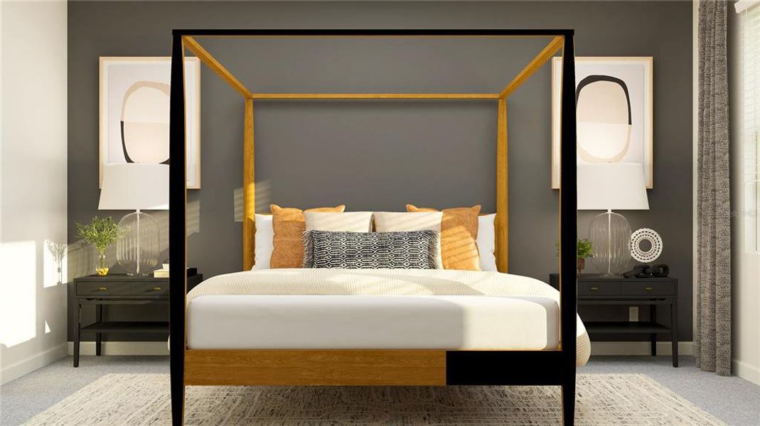 Furnished interior view inside a new home in Prosperity Lakes Active Adult: Active Adult Villas, Parrish (Image 10).